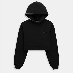Madhappy Cropped Hoodie Black